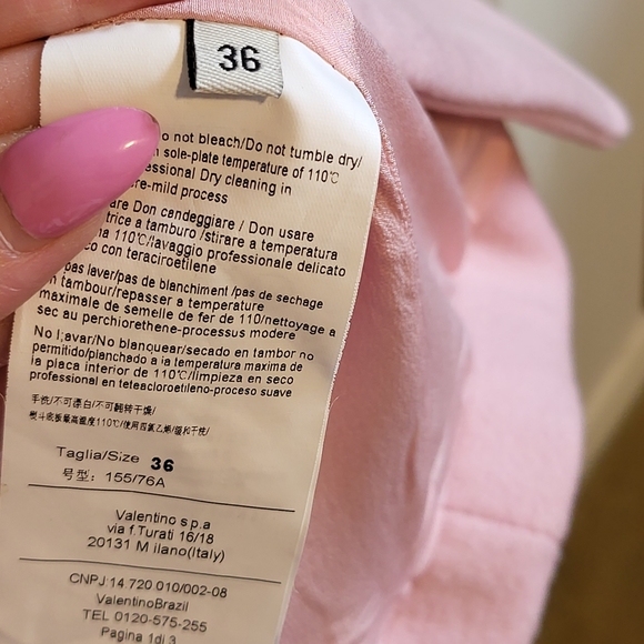 Valentino Rose Cape Blush - Picture 2 of 4